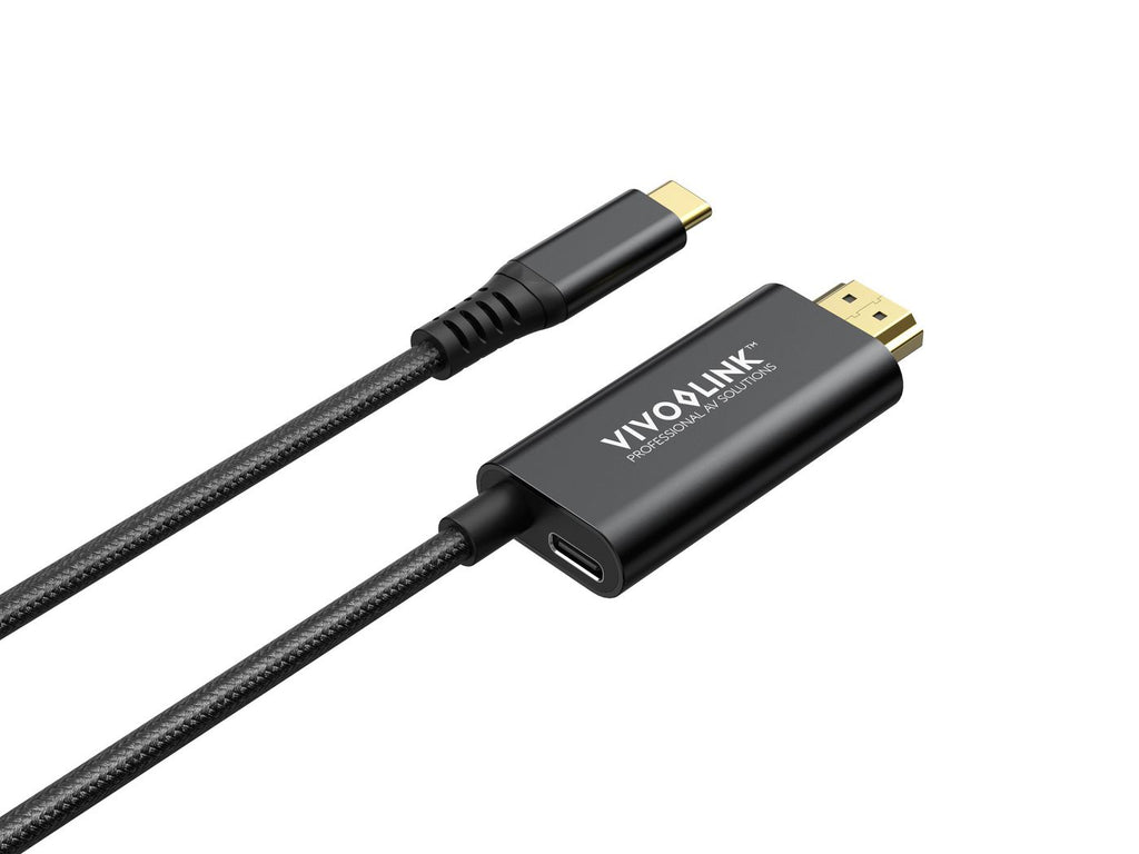 Vivolink PROUSBCHDMIMM2-CHARGE cable USB USB 3.2 Gen 1 (3.1 Gen 1) 2 m USB C Negro