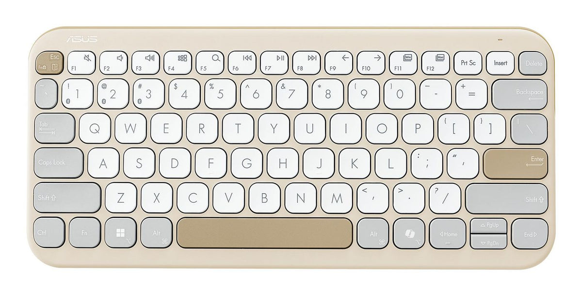 ASUS KW100 KEYBOARD/BG/UI/80 teclado Universal Bluetooth Beige