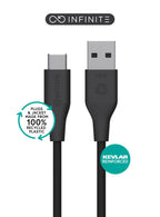 eSTUFF ES605280 cable USB USB 2.0 2 m USB C USB A 60 W Negro