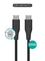 eSTUFF ES604380 cable USB USB 2.0 3 m USB C 60 W Negro