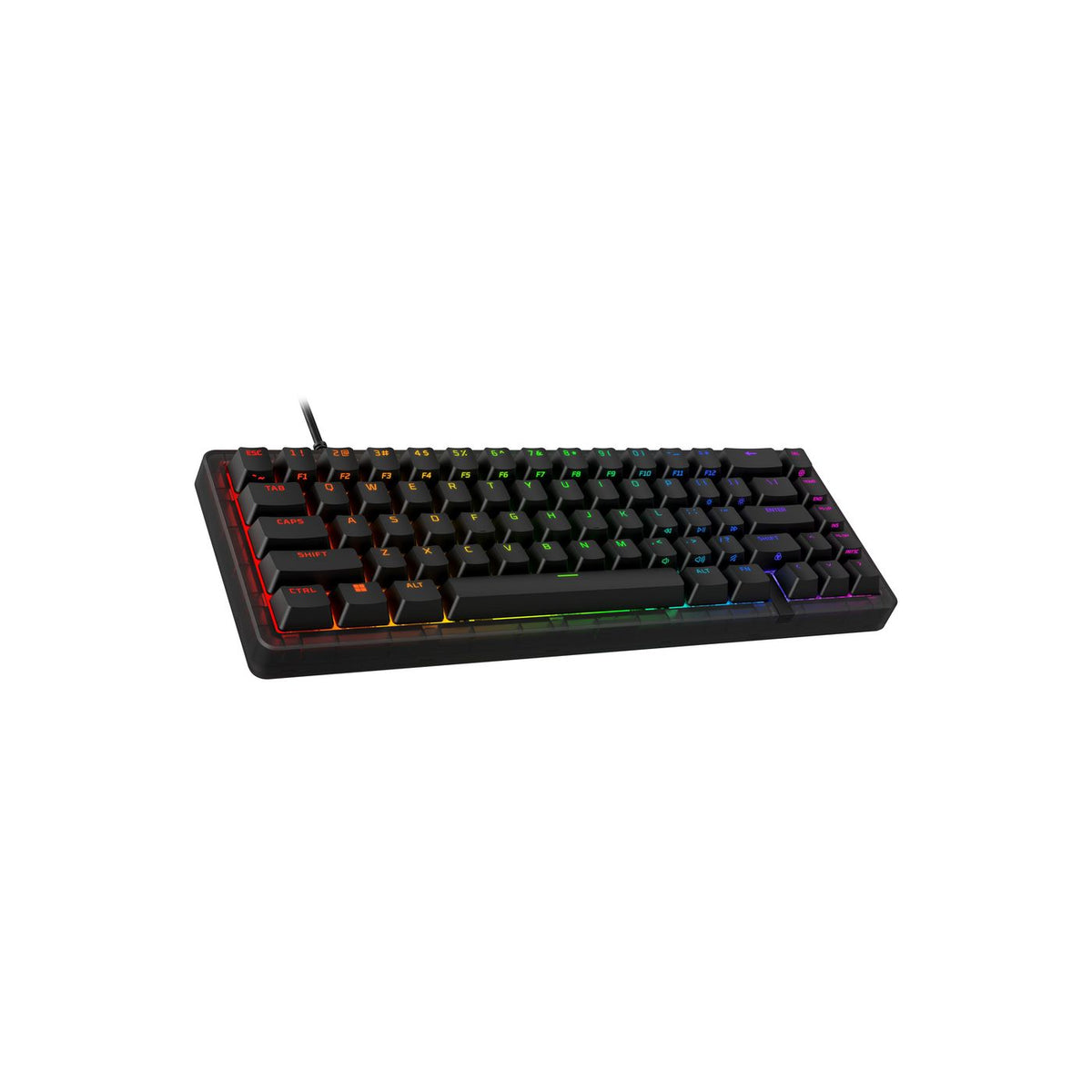 HyperX Origins 2 65 teclado Juego USB Negro