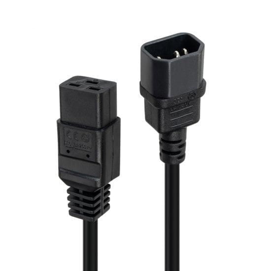 Lindy 30491 cable de transmisión Negro 2 m IEC C14 IEC C19
