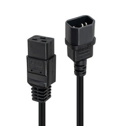 Lindy 30490 cable de transmisión Negro 1 m IEC C14 IEC C19