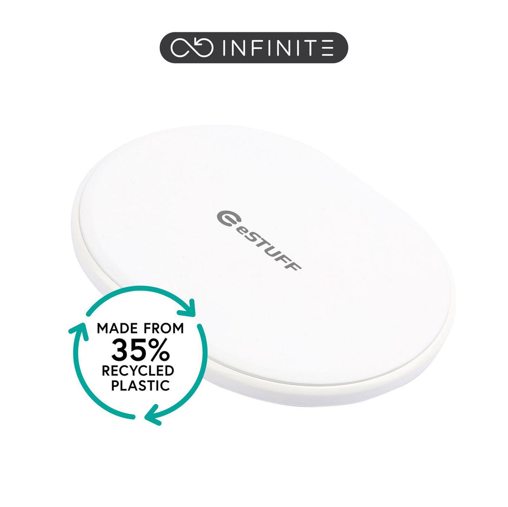 eSTUFF ES638003 cargador de dispositivo móvil Smartphone Blanco USB Cargador inalámbrico Interior