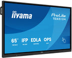 iiyama TE6513A-B2AG pantalla de señalización Panel plano interactivo 163,8 cm (64.5") Wifi 500 cd / m² 4K Ultra HD Negro Pantalla táctil Procesador incorporado Android 24/7