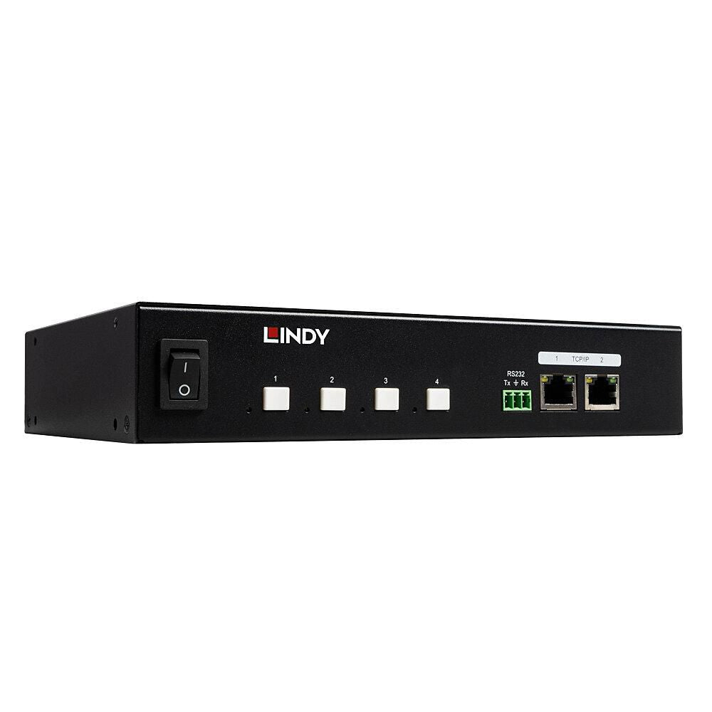 Lindy 32622 unidad de distribución de energía (PDU) 4 salidas AC 1U Negro