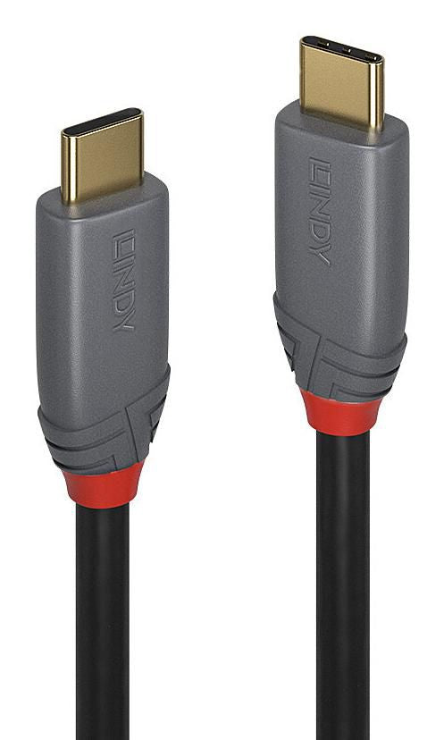 Lindy 36908 cable USB USB 3.2 Gen 2 (3.1 Gen 2) 5 m USB C 10 Gbit/s 100 W Negro