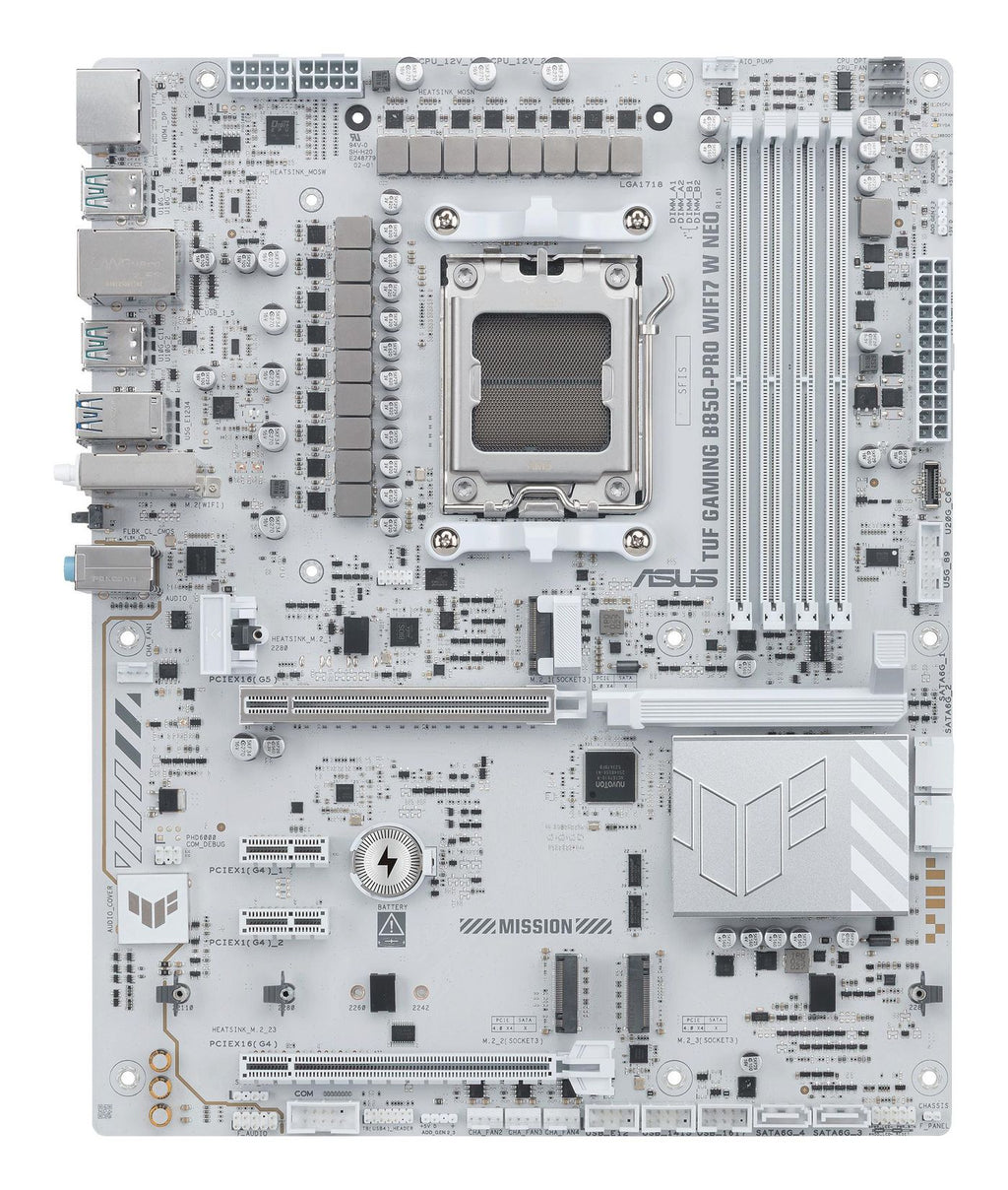 ASUS TUF GAMING B850-PRO WIFI7 W NEO AMD B850 Zócalo AM5 ATX