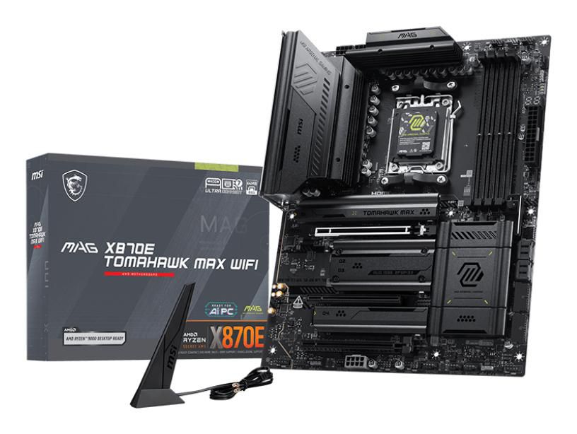 MSI MAG X870E TOMAHAWK MAX WIFI placa base AMD X870E Zócalo AM5 ATX