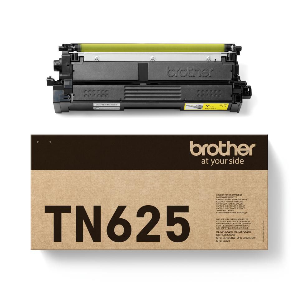 Brother TN-625Y cartucho de tóner 1 pieza(s) Original Amarillo