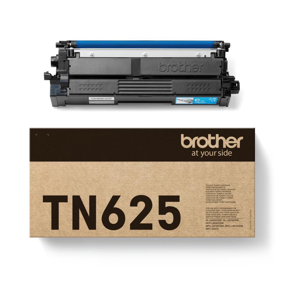 Brother TN-625C cartucho de tóner 1 pieza(s) Original Cian