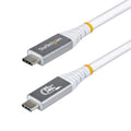 StarTech.com CC150CM80GUSB4CABLEW cable USB USB4 Gen 4x2 USB C 80 Gbit/s