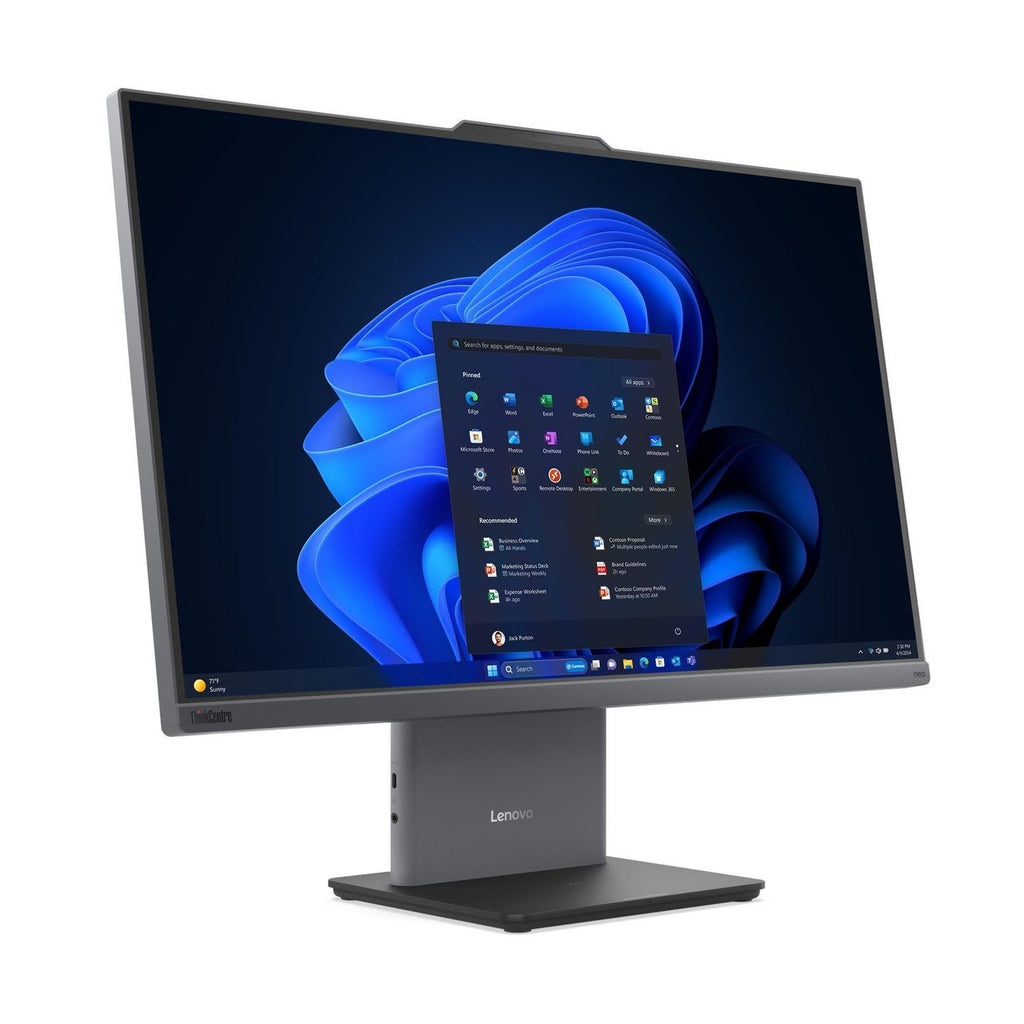 Lenovo ThinkCentre neo 50a 27 Gen 6 LNL Intel Core Ultra 7 256V 68,6 cm (27") 1920 x 1080 Pixeles Pantalla táctil PC todo en uno 16 GB 512 GB SSD Windows 11 Pro Wi-Fi 6 (802.11ax) Gris