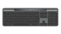 Logitech Signature Slim Solar+ K980 teclado Universal RF Wireless + Bluetooth QWERTY Italiano Grafito