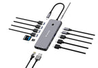 Verbatim CMH-14 USB Tipo C 5000 Mbit/s Plata