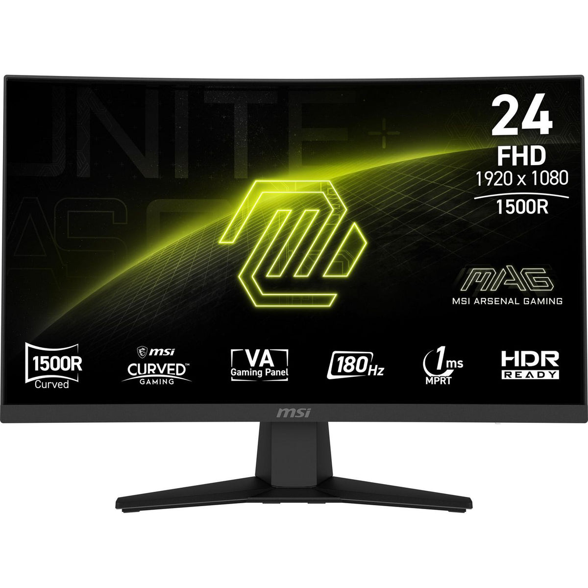 MSI MAG 244C pantalla para PC 59,9 cm (23.6") 1920 x 1080 Pixeles Full HD LCD Negro
