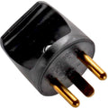 Microconnect Danish Power plug, Black conector eléctrico Blanco