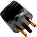 Microconnect Danish Power plug, Black conector eléctrico Blanco