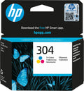 HP 304 Tri-color Original Ink Cartridge cartucho de tinta 1 pieza(s) Estándar Cian, Magenta, Amarillo