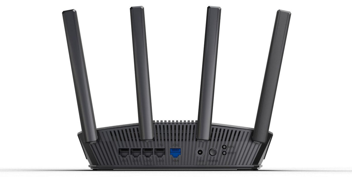 ASUS RT-BE59 BE5000 router inalámbrico 2.5 Gigabit Ethernet Doble banda (2,4 GHz / 5 GHz) Negro
