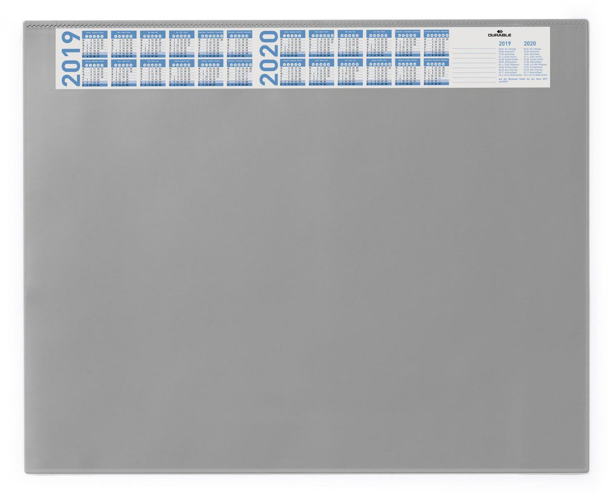 Durable 720410 Desk Pad Grey 7204-10