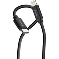 Verbatim 32392 cable de conector Lightning 1 m Blanco, Negro