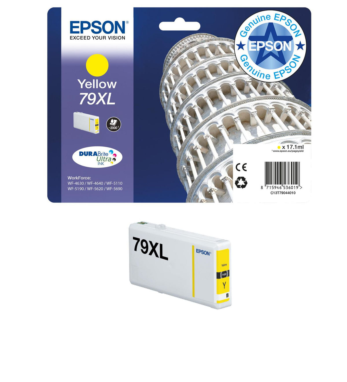 Epson Tower of Pisa 79 cartucho de tinta 1 pieza(s) Original Rendimiento estándar