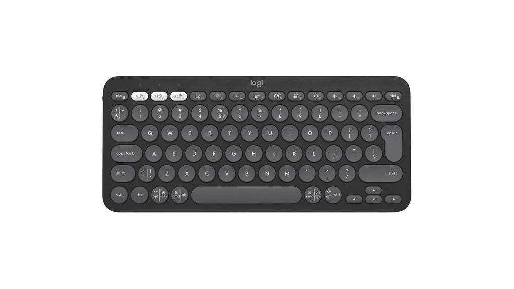 Logitech Pebble Keys 2 K380s teclado Universal Bluetooth QWERTY Internacional de EE.UU. Grafito