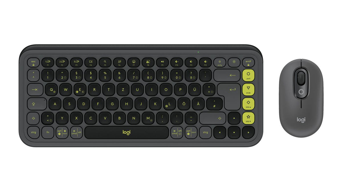 Logitech Pop Icon Combo teclado Ratón incluido Universal Bluetooth QWERTZ Alemán Grafito