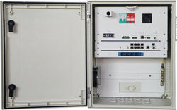 Ernitec Outdoor IP66 waterproof box L2 managed 10 port switch PoE - UPS - Plastic housing Gestionado Gigabit Ethernet (10/100/1000) Energía sobre Ethernet (PoE)