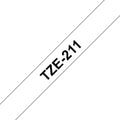 Brother TZe-211 cinta para impresora de etiquetas Negro sobre blanco
