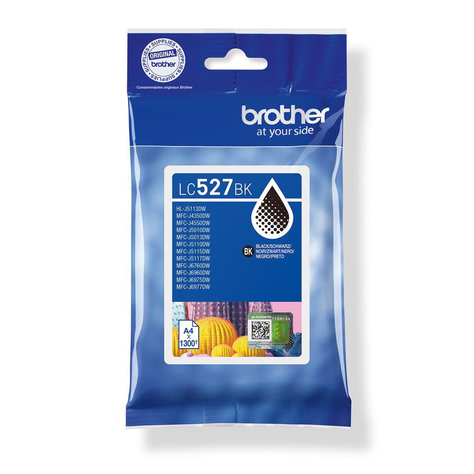 Brother LC527BK cartucho de tinta 1 pieza(s) Original Negro