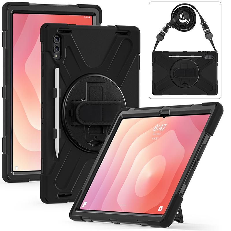 eSTUFF Galaxy Tab S12+ AUSTIN Defender without built-in screen protector. Black Negro