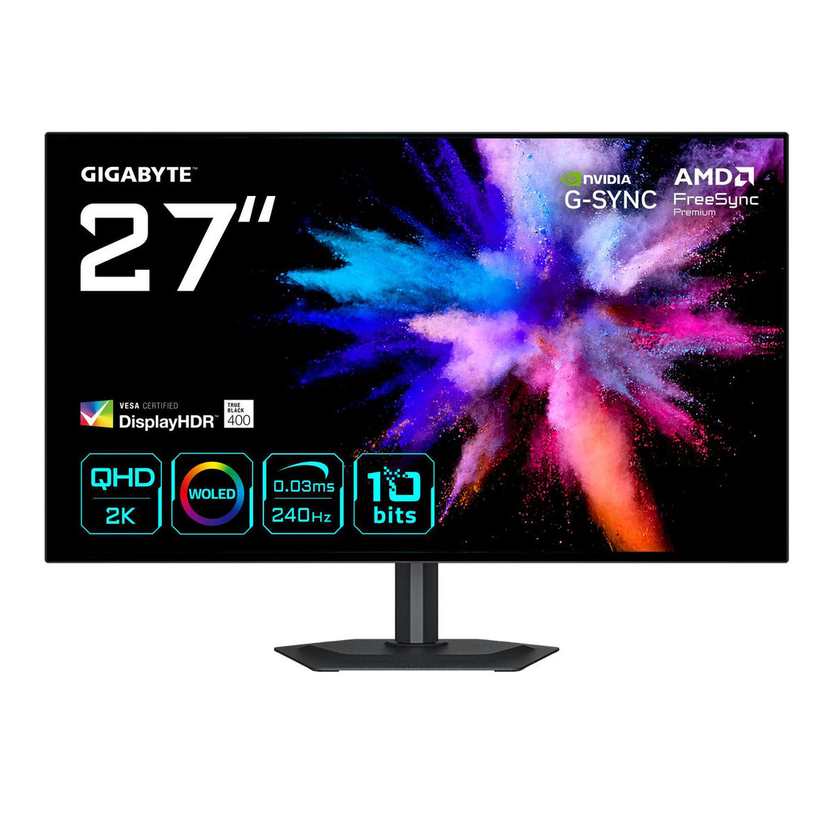 GIGABYTE GO27Q24G pantalla para PC 68,6 cm (27") 2560 x 1440 Pixeles Quad HD Negro
