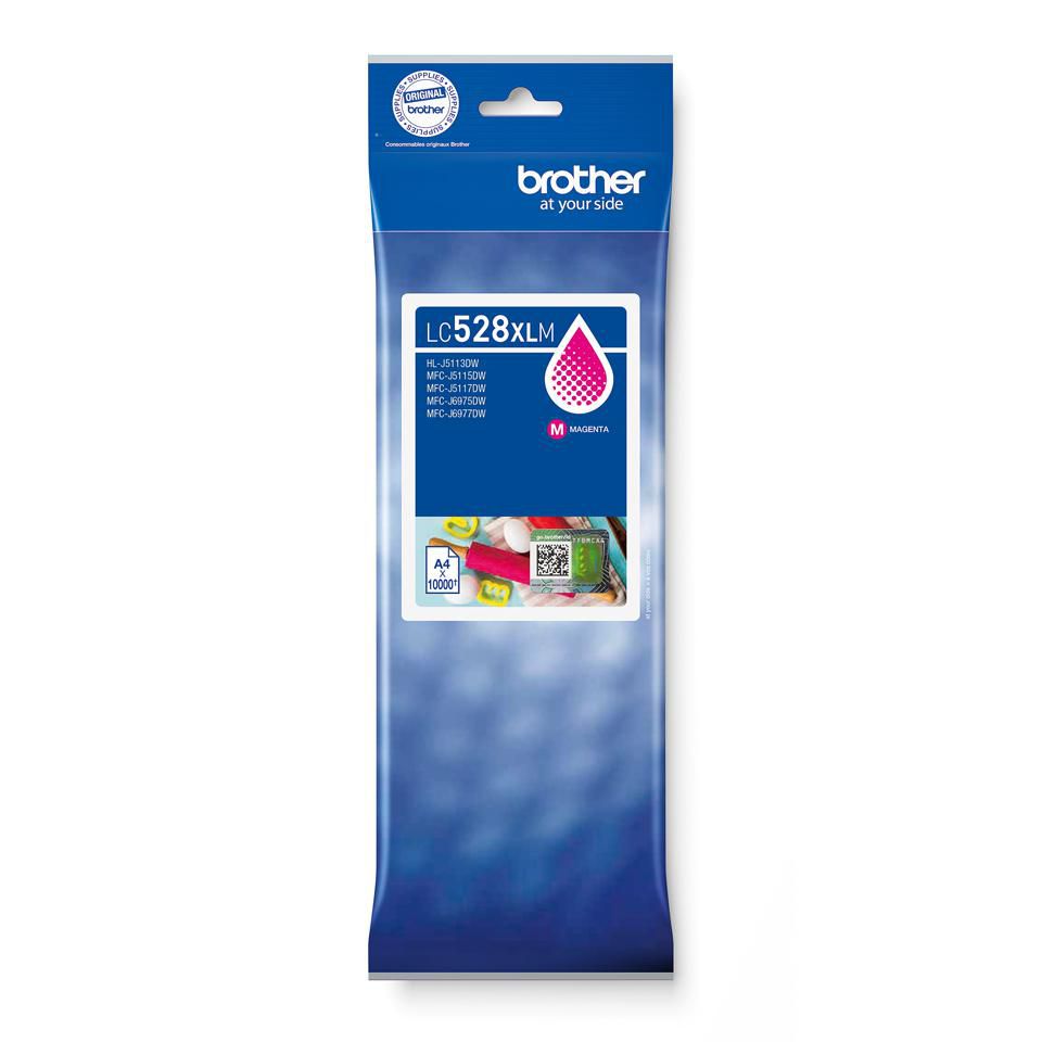 Brother LC528XLM cartucho de tinta 1 pieza(s) Original Ultra High Yield Magenta
