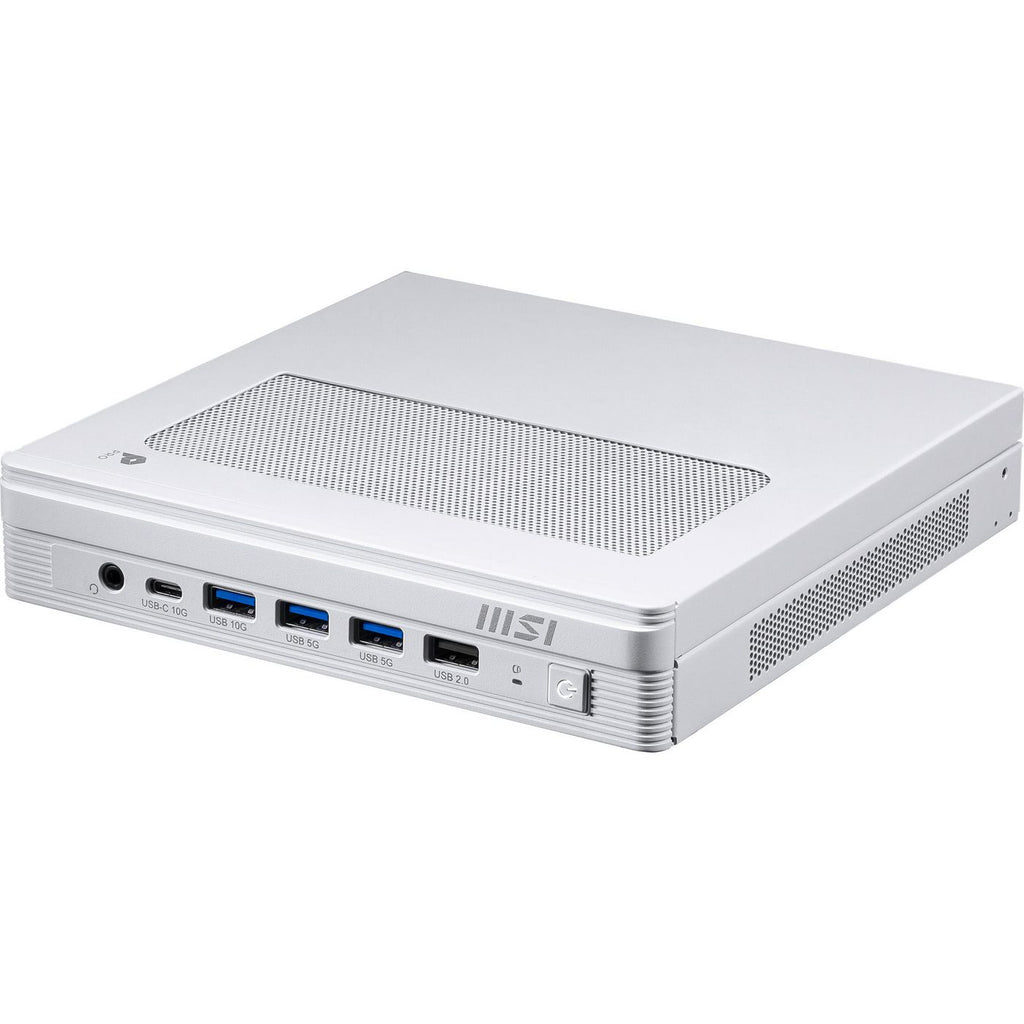 MSI PRO DP10 A14MG-006BEU PCs/estación de trabajo Intel® Core™ i3 i3-14100 1,1 l tamaño PC Mini PC barebone Blanco