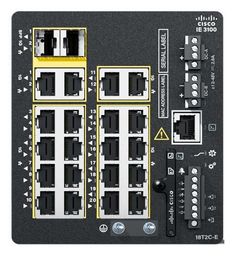 Cisco Catalyst Ie3105 Managed L2/L3 IE-3105-18T2C-E