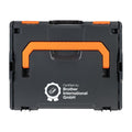 Brother ZPTOUCHLBOXXKOMPL caja para equipo Portaaccesorios de viaje rígido Negro, Naranja