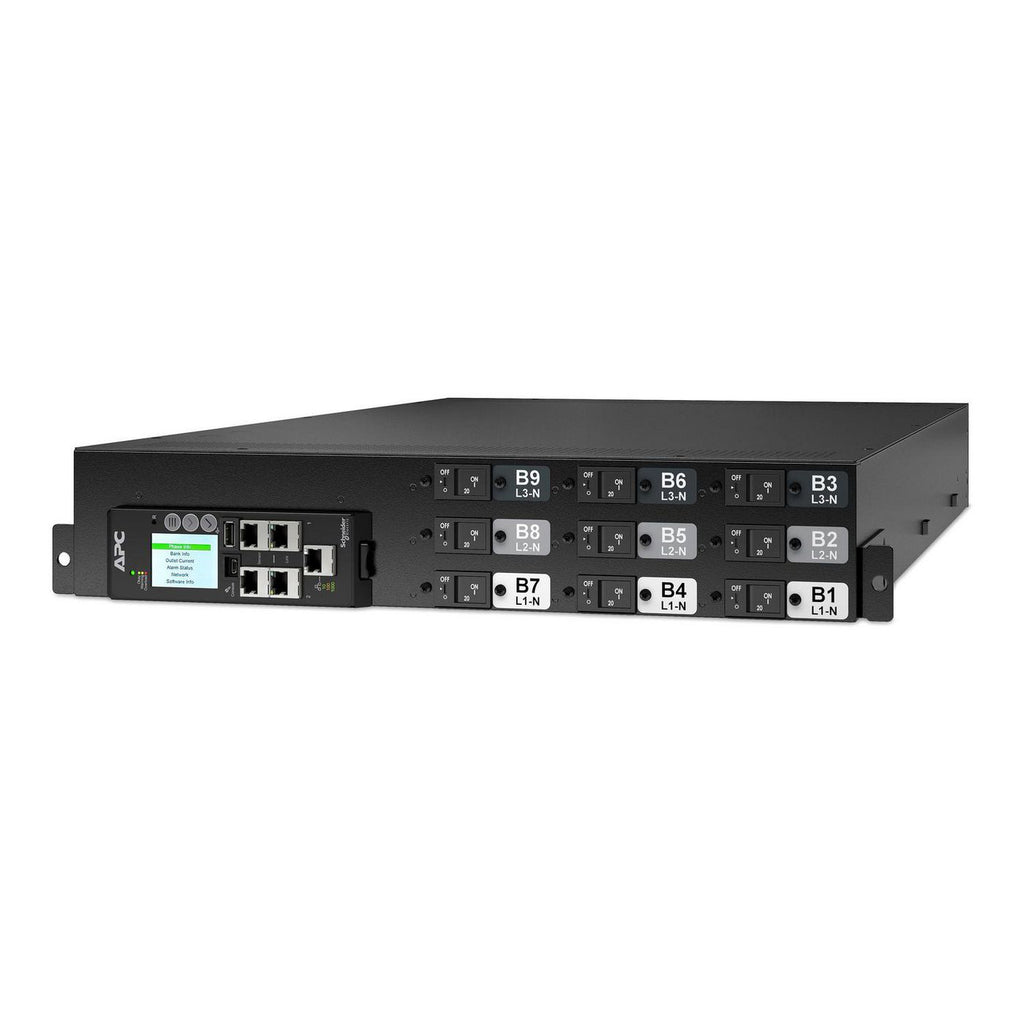 APC NetShelter Rack PDU Advanced Metered, 2U, 3 Phase, 415V, 41.4kVA 60A, 18 Outlets unidad de distribución de energía (PDU) 18 salidas AC Negro