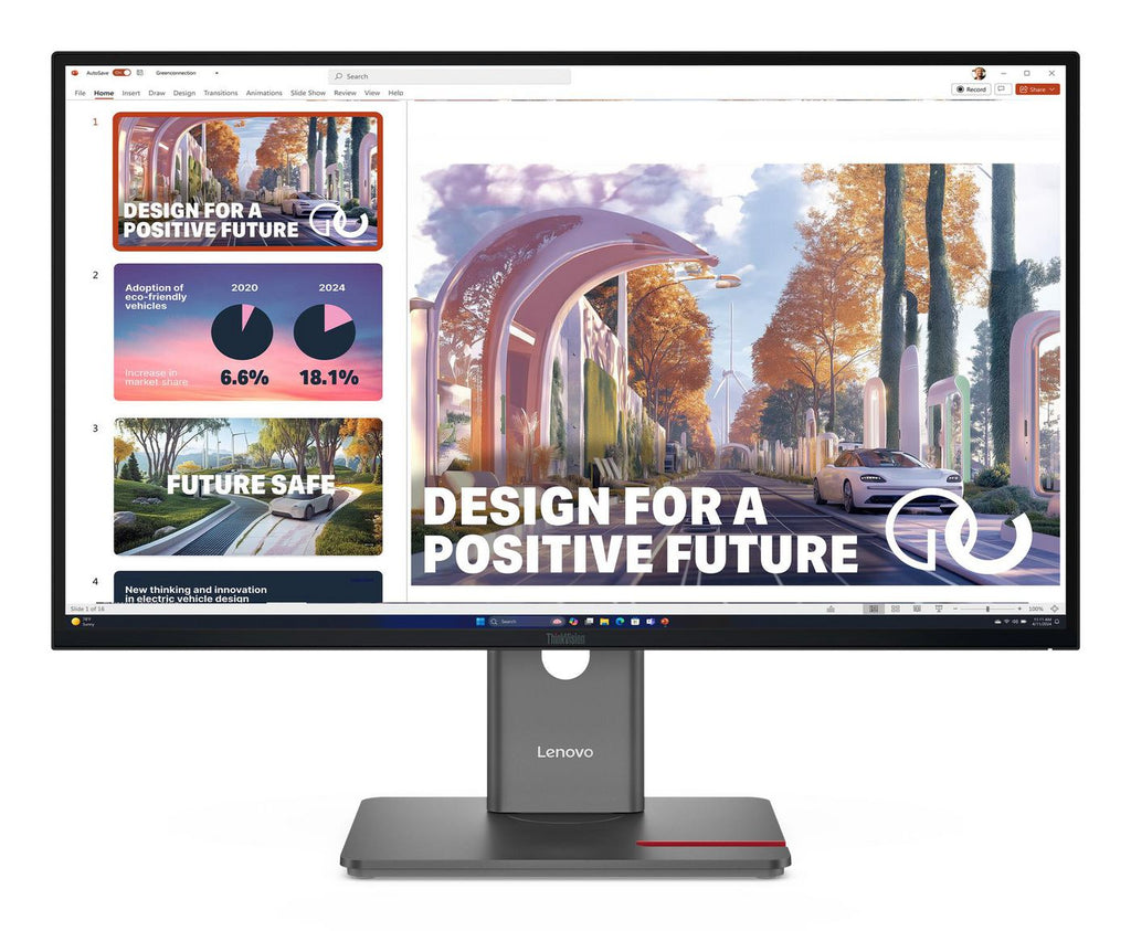 Lenovo ThinkVision P27QD-40 pantalla para PC 68,6 cm (27") 2560 x 1440 Pixeles Wide Quad HD LED Negro