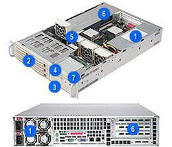 Supermicro Chassis Cse822Tr500Rc 2U CSE-822T-R500RCB