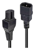 Lindy 30402 cable de transmisión Negro 3 m IEC C14 IEC C15