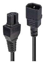 Lindy 30402 cable de transmisión Negro 3 m IEC C14 IEC C15