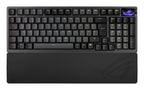 ASUS ROG Azoth 96 HE teclado Juego USB + RF Wireless + Bluetooth QWERTZ Negro