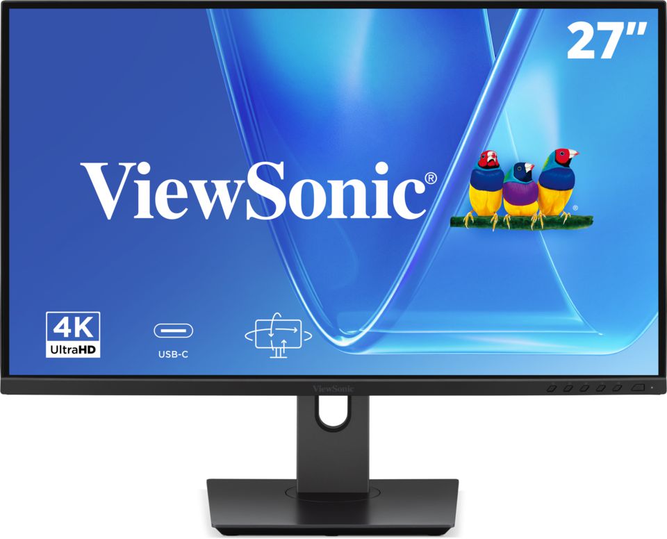 Viewsonic VG Series VG2719U-4K pantalla para PC 68,6 cm (27") 3840 x 2160 Pixeles 4K Ultra HD LED Negro