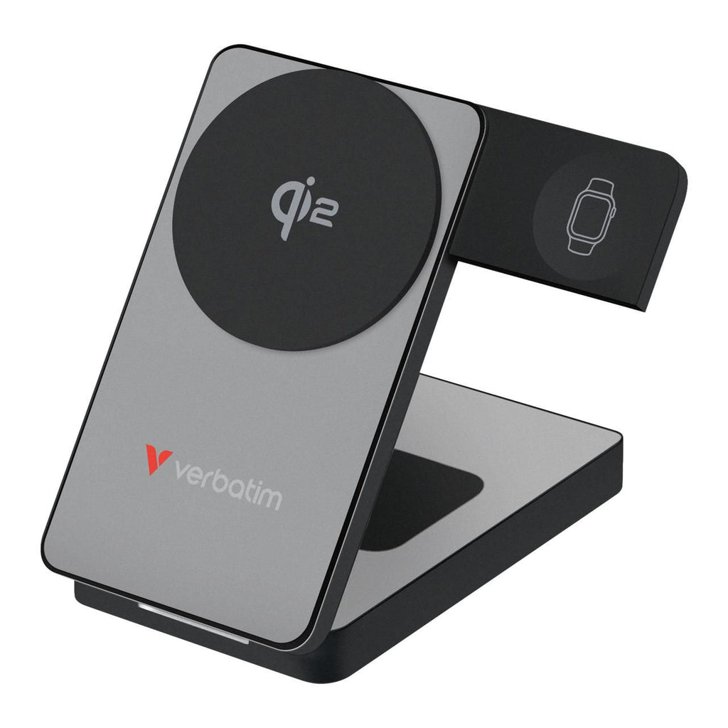 Verbatim 32295 batería externa Polímero de litio 10000 mAh Cargador inalámbrico Gris