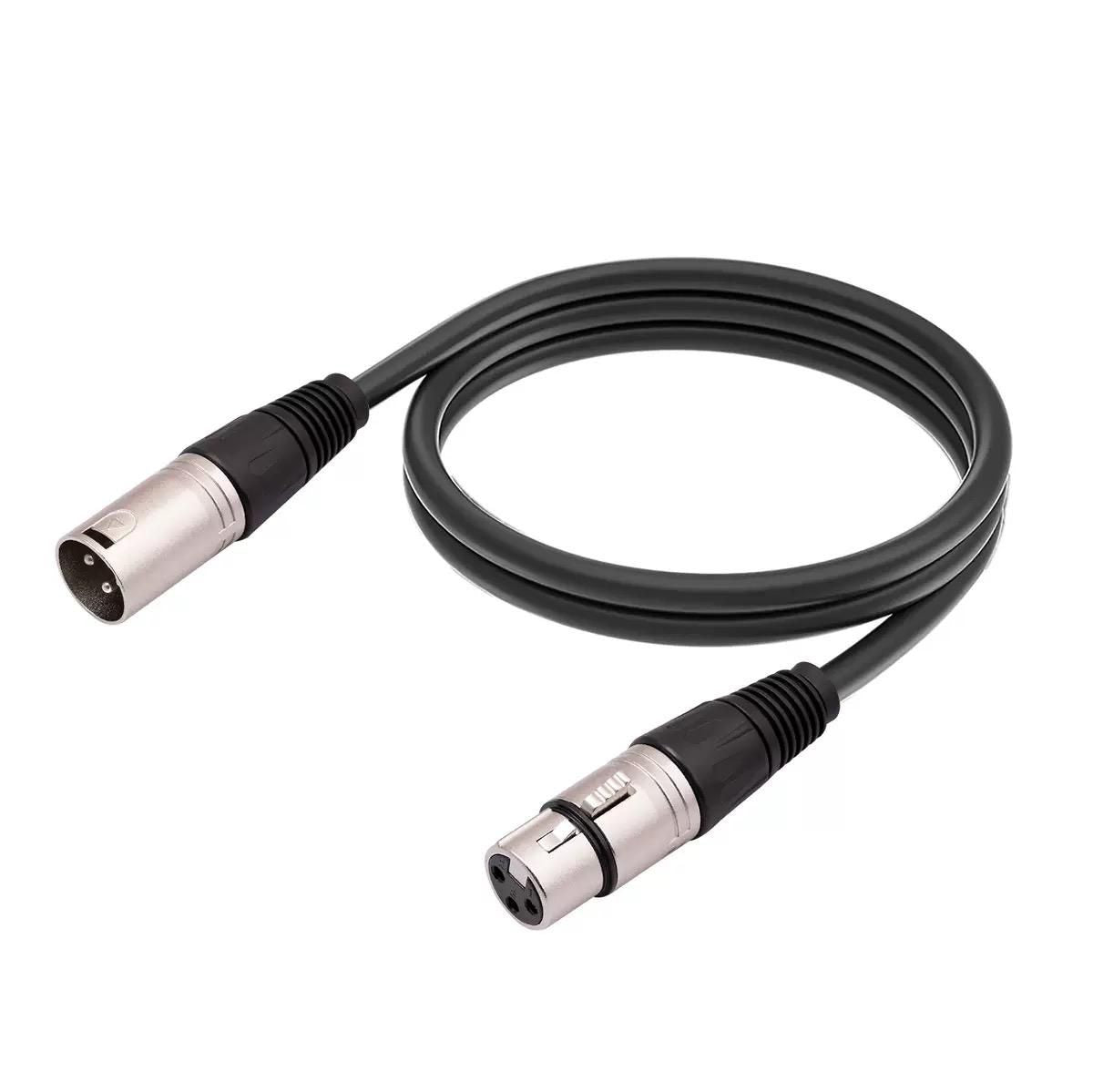 Microconnect XLRMF2 cable de audio 2 m XLR (3-pin) Negro