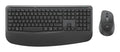 Logitech Signature Comfort Plus Combo MK880 for Business teclado Ratón incluido Oficina RF Wireless + Bluetooth QWERTY Danés, Noruego, Sueco, Finlandés Grafito