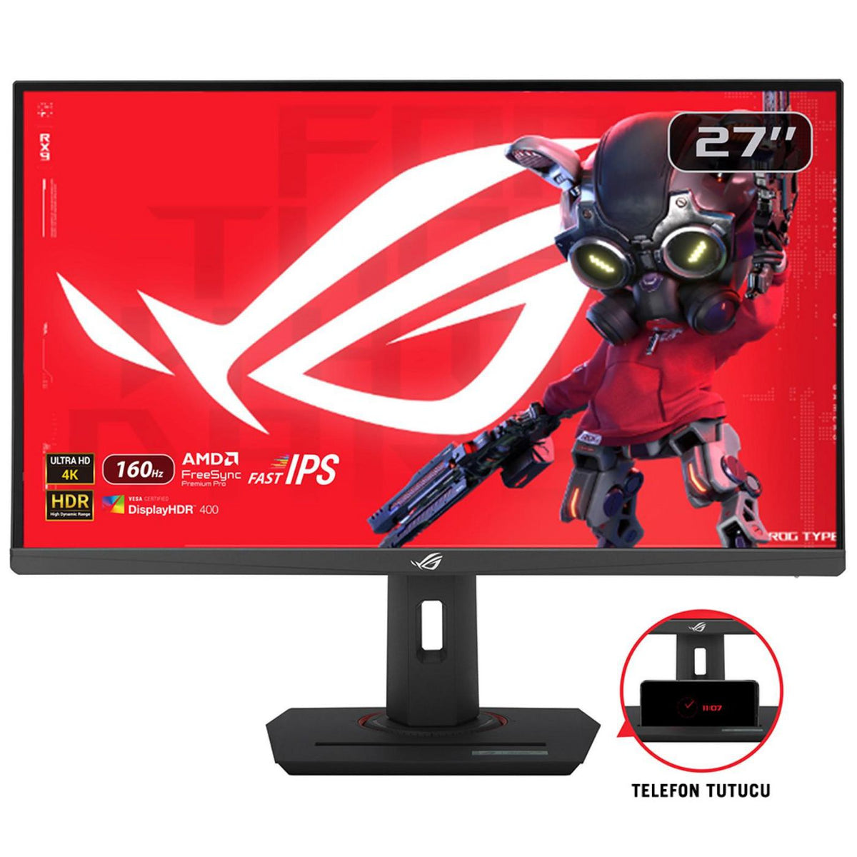 ASUS XG27UCS pantalla para PC 68,6 cm (27") 3840 x 2160 Pixeles 4K Ultra HD LCD Negro