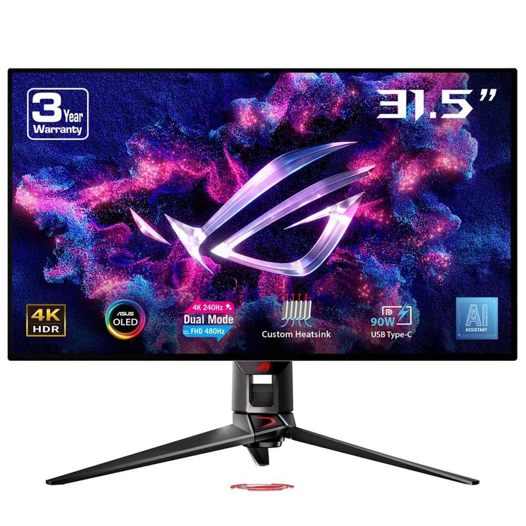 ASUS ROG Swift PG32UCDP pantalla para PC 80 cm (31.5") 3840 x 2160 Pixeles 4K Ultra HD OLED Negro